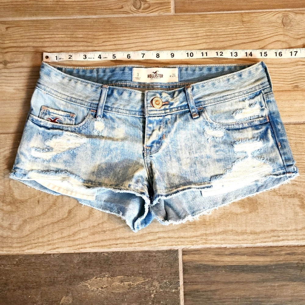 Distressed Jean Shorts